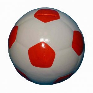 Keramická pokladnička míč červená XL